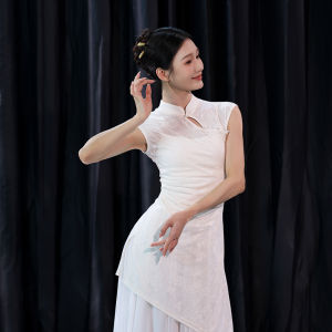 FULLBELIEF | Đầm Cheongsam Múa Đương Đại Không Tay