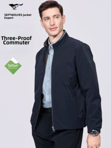 SEPTWOLVES | Double-Sided Wearable Business Windproof Jacket