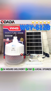 ODADA WHS 5000W Solar LED Light With Solar Panel Remote Control Type-C Charging WGY-612B Emergency Solar LED lights
