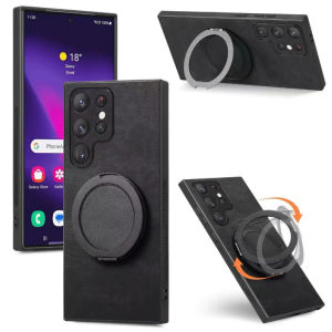 For Magsafe Magnetic Case For Samsung Galaxy S26 S25 S24 S23 S27 Ultra Plus FE Mac Safe Ring 360° Rotating Invisible Kickstand