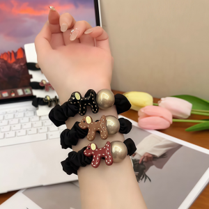 คลิปผมแบบยืดหยุ่นสูงสำหรับผู้หญิง คลิปผมรูปกระดูกไหปลาร้าขนาดเล็ก คลิปผมรูปทรงกลม คลิปผมยางยืด ประดับผมสำหรับผู้หญิง คลิปผมแบบยืดหยุ่นสูง