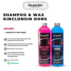 Kinclongin dong Shampo Cuci Motor Banyak Busanya Wangi Terlaku