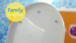 Tutup Closet Duduk Universal Model 2IN1 Dewasa Dan Anak Putih D/O Shape