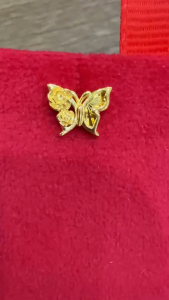 Poh Heng Jewellery 24K Butterfly Dance Earrings in Yellow Gold[Price By Weight]