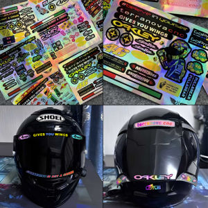 AGV Arai SHOEI Helmet Visor Reflective Sticker High Quality Vinyl Waterproof Resistant Scratch Decals