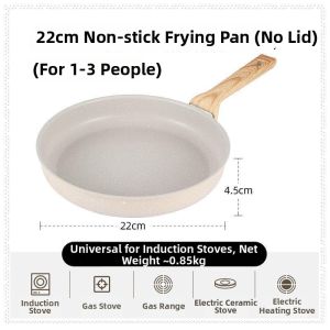 Non-stick Maifan Stone Flat Pan for Home Use