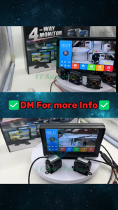 Truck Bus Dashcam 7 Inch / 10.1 Inch 4K UHD Cameras 12V-24V Parking Recording HD Display With Reverse System Rear View