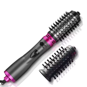 ROFAELEC Máy Sấy Tóc Đa Năng Bàn Chải 2 Trong 1 Salon Điện Lược Chải Tóc Máy Duỗi Tóc Di Động Dụng Cụ Tạo Kiểu Tóc Có Điều Chỉnh Nhiệt Độ