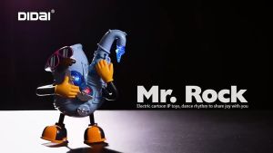 Brightberry Children Electric Mr. Rock Dancing Electronic Pet with Lights Music Sax Guitar Educational Toys