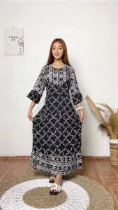 PROMO DASTER MAURA BATIK CAP PREMIUM BAHAN RAYON ADEM MURAH TERBARU 2024