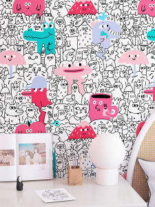 Dép Chống Thấm Nước Dễ Thương Cho Phòng Trẻ Em Dép Trang Trí Tường PVC Chống Thấm Nước Chống Ẩm Cho Ký Túc Xá Sinh Viên