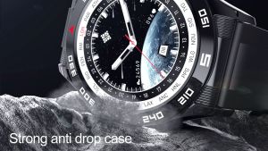 E18U Smart Watch for Men Sports Fitness Smartwatch Stainless Steel Heart Rate Blood Pressure Oxygen Monitor Wrist Watch