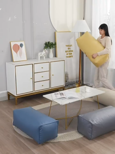 Universal wheel small stool pulley low stool with wheels pulley stool multi-functional ound stool soft sitting