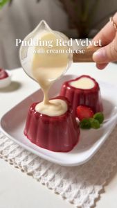 PUDDING SUSU NUTRIJEL REDVELVET SANTAN LAPIS VARIAN RASA RED VELVET BUBUK JELLY INSTANT