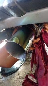 Savinta Knalpot Mobil BNLv6 & BNLv3 Stainles Plat 08mm Rainbow