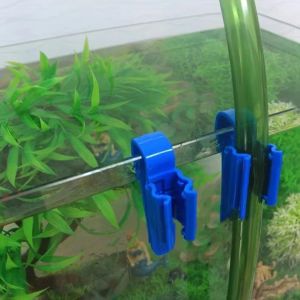 6pcs Fish Tank Clamp Mounting Clip Aquarium Hose Holder For Water Pipe Dia 8mm-16mm Clamp Plastic Clip Adjustable Aquarium Parts Fish for Tank Mounting Clip Pipe Hose Holder Plastic Adjustable Clamp
