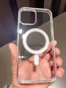 Magsafe Clear Case IPHONE X XS MAX XR 11 12 13 14 15 PLUS PRO PROMAX MINI CASE Magsafe Charge Premium Magnetic