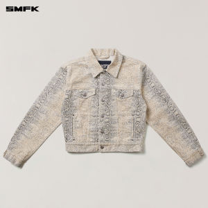 SMFK | Fitted Camo Denim Jacket