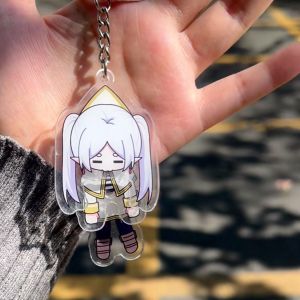 Bandai | Frieren Beyond JourneyS End Acrylic Pendant - Cute Chibi Shaker Charm Bag Keychain Backpack Decoration Gift For Friends