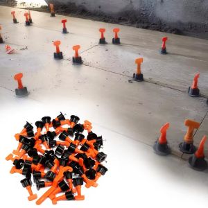 151Pcs Leveler Locator Spacers Reusable Tile Leveling System Set Level Wedges Construction Tool for Flooring Wall Tiles Ceramic