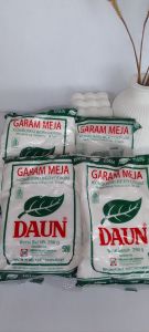 5pcs Garam Dapur Cap Daun (5 × 250gr)/Garam Dapur beryodium Murah/Garam murah berkualitas