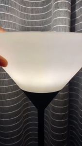 【COD】LED E27 lamp three-color lamp 2 head lampshade bedroom floor lamp