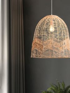 SANGEJIANGREN | Japanese Style Zen Rattan Pendant Light