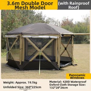 EUSSUE | Winter Fishing Camping Hexagonal Dome Tent