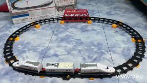 ชุดของเล่นรถไฟความเร็วสูง Speed train ของเล่นรถไฟวิ่งราง 39 ชิ้น ขบวนรถไฟของเล่นใส่ถ่าน รถไฟฟ้าของเล่นเด็ก