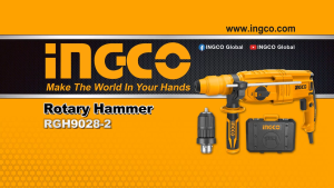 INGCO 800W ROTARY HAMMER DRILL | SDS PLUS | QUICK CHUCK | RGH9028-2