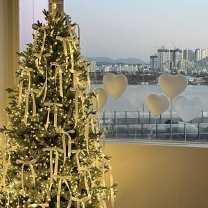 Christmas Decoration Balloon Standing Golden Elk Kindergarten Christmas Eve Atmosphere Classroom Activity Theme Scene Layout
