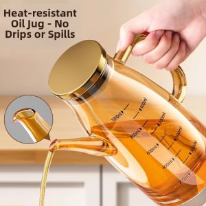 New Glass No Oil Residue Kitchen Bottle