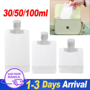 🔥Hot Sale🔥Portable Travel Lotion Dispenser Bag for Shampoo Shower Gel Lotion Pouch Liquid Refillable Packaging Bag 30ml 50ml 100ml