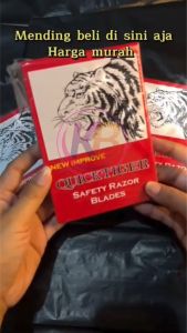 100 Pcs - Silet Tiger Quick - Silet Cukur 1 Pak - Safety Razor Blades - Keep Blessing