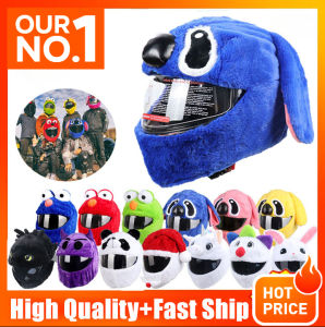 【พร้อมส่ง】ที่คลุมป้องกันหมวกกันน็อครถจักรยานยนต์หมวกคริสต์มาสตกแต่งแฟชั่นสำหรับผู้ใหญ่ตุ๊กตาบุคคลที่สนุกสนานอุปกรณ์เสริมการปั่นจักรยานกลางแจ้ง (ไม่รวมหมวกกันน็อค)