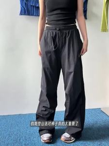 dangerouspeople | Summer Loose Utility Wide Leg Casual Trousers