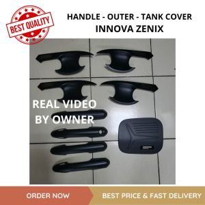 PAKET HANDLE OUTER TANK COVER HITAM MOBIL INNOVA ZENIX 2023