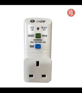 PDL ELIMIT 1951 13A 10mA Plug-in RCD ELCB Adaptor by Schneider Electric