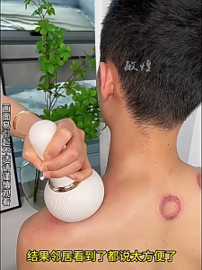 Massager Electric Scraping Instrument Cupping Tool Shoulder Neck Meridian Brush Full Body Universal Massager Gift Idea