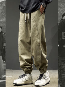 SZON | Men Autumn Winter American Casual Outdoor Outfit Jacket Trousers