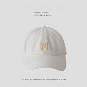 หมวกเบสบอล Himade ทรง N สำหรับผู้ชายและผู้หญิง สไตล์เกาหลี หมวกทรงปากเป็ด ทรงอ่อน ขนาดใหญ่ หน้าร้อน ฤดูใบไม้ผลิ ฤดูใบไม้ร่วง ฤดูหนาว