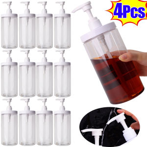 2/3Pcs 1000/500ml Pump Pressed Bottles / for Shampoo Conditioner Lotion / Empty Large Capacity Dispenser Bottle
