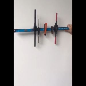 🇵🇭 24/18/12/8 Inch Heavy-Duty Tool Magnetic Shelf storage strip kit Magnetic Tool Holder Multifunction Magnetic Bar Hanging Storage Tool Kit