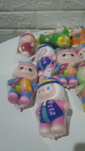 SQUICY SQUISHY KARAKTER KEROPI DAN LABUBU LUCU IMUT SLOW RISING MAINAN