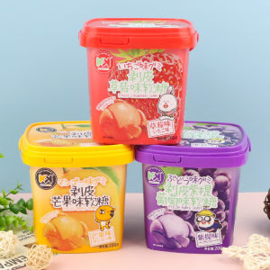 Soft Jelly Candy 208g กล่องสตั๊ด น้ำผลไม้ ขนมจีบ ขนมสำหรับต้อนรับแขก ขนมสำหรับทานเล่นในออฟฟิศ ขนมสำหรับทานในช่วงบ่าย