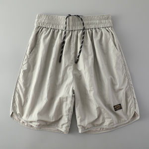 American Style Nylon Training Shorts Mens Summer Basketball Running Fitness Loose Pants Straight Leg Length Summer Shorts