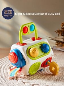 Multifunctional Busy Ball Handheld Toy for Infants And Toddlers Educational Montessori Cubic Box Baby Intelligence Enhancement Plaything
