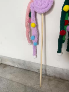 Stick Mainan Lucu Kucing Tongkat Rumbai Glitter Kucing Pet Toys Mainan Anabul Cat Toys Tangkai