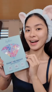 Byfina Diamond Bright Sheet Mask + Peptide Lip Serum Set | For Brightening & Hydrating Lips