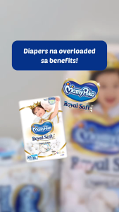 MAMYPOKO Royal Soft Organic Cotton Baby Disposable Diaper Pants Girl XXL 38 pcs x 4 packs (152 pcs)